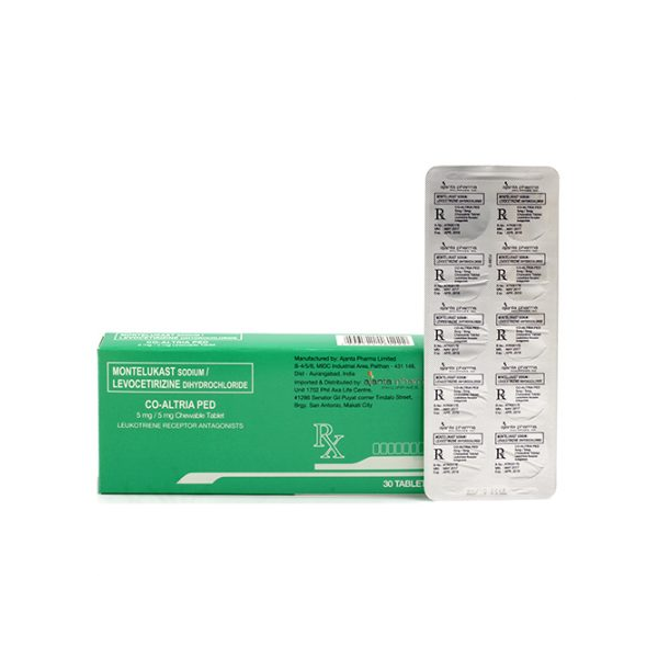 COALTRIA PED Montelukast Sodium / Levocetirizine Hydrochloride 5mg